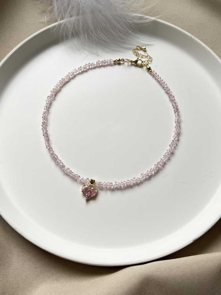 Чокер LeBijou з серцем Рожевий (5320)