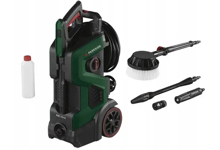 Мийка високого тиску PARKSIDE PHD 170 C2 115 бар 2400 Вт з мийною рідиною (Parkside PHD 170 C2) - фото 2 Мийка високого тиску PARKSIDE PHD 170 C2 115 бар 2400 Вт з мийною рідиною (Parkside PHD 170 C2) - фото 2