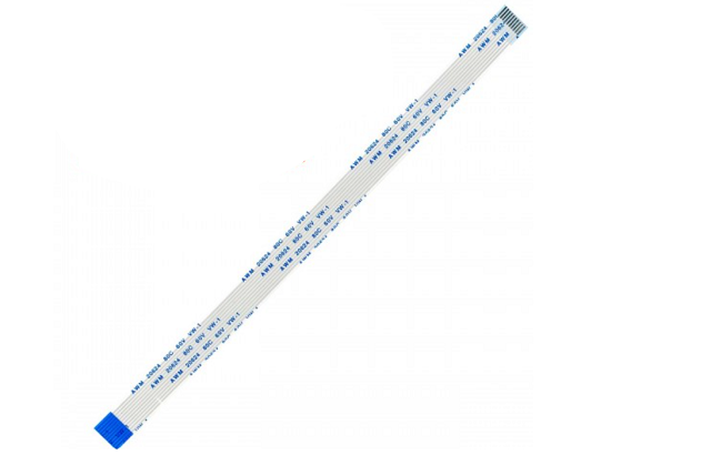 Шлейф плоский 10 pin реверсний крок 1 мм довжина 20 см AWM 20624 80C 60V VW-1 гнучкий кабель (1838707101)