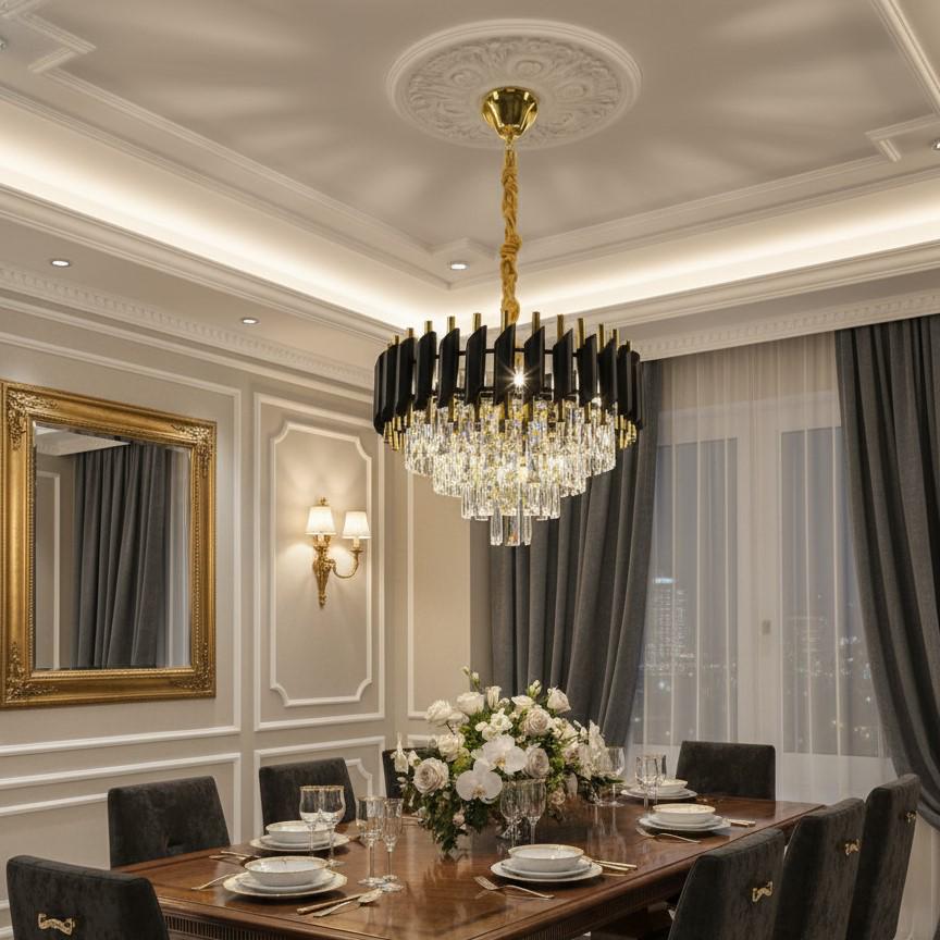 Люстра Zilini JY1913/500 Золотистый/Черный (30106396)