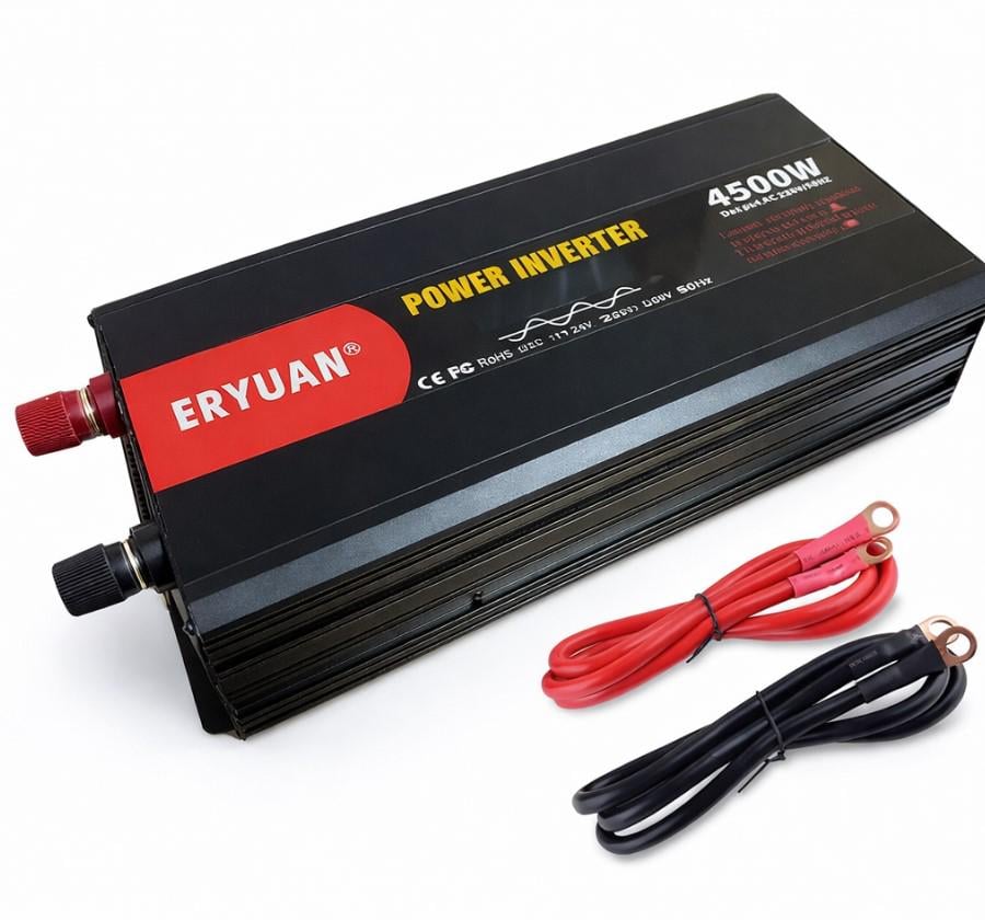 Інвертор із чистою синусоїдою Eryuan 4500W LCD-дисплей DC/AC 12V-220V