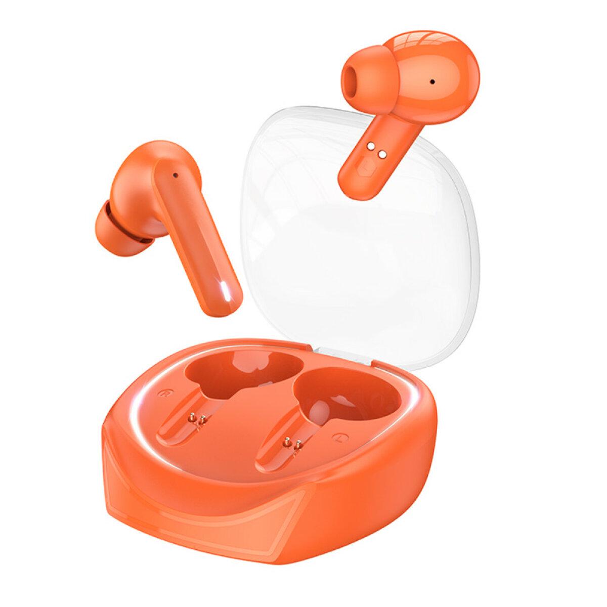 Навушники Borofone BW37 Amused True Wireless ENC Noise Reduction BT Headset Orange