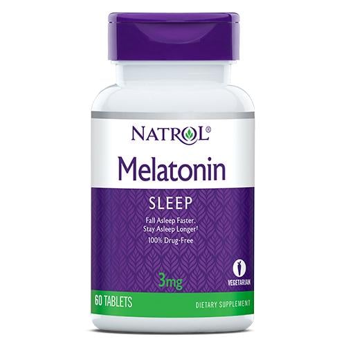 Натуральна добавка Natrol Melatonin 3 мг 60 таб. (3579)