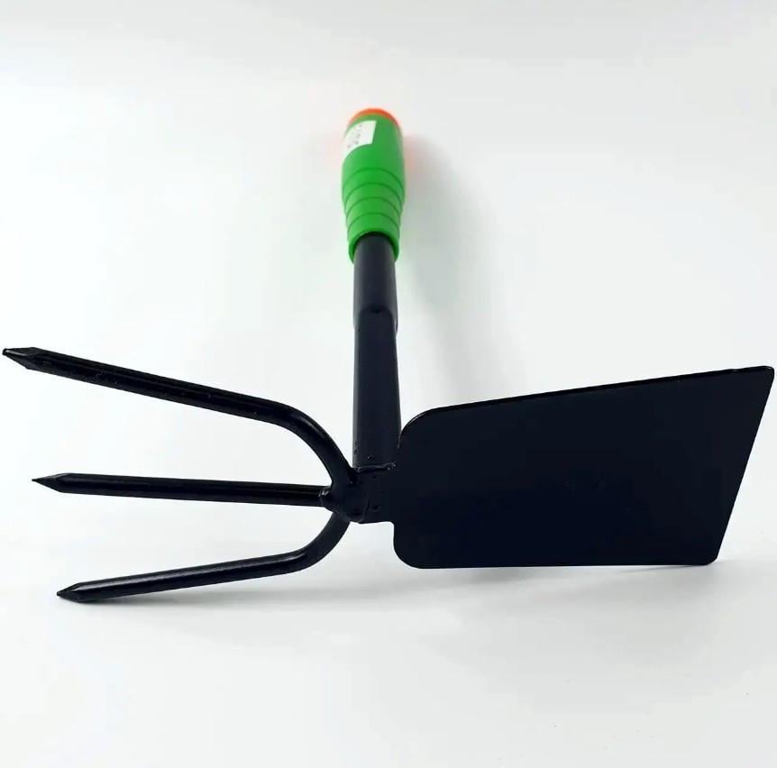 Ручная сапа-культиватор садовая двухсторонняя с пластиковой ручкой (25803272) - фото 2