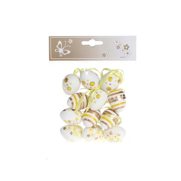 Подвеска Яйцо декоративное Деко 12 шт. (6424)