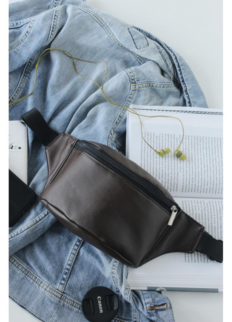 Сумка на пояс Sambag Tirso MSH Шоколадный (11029)