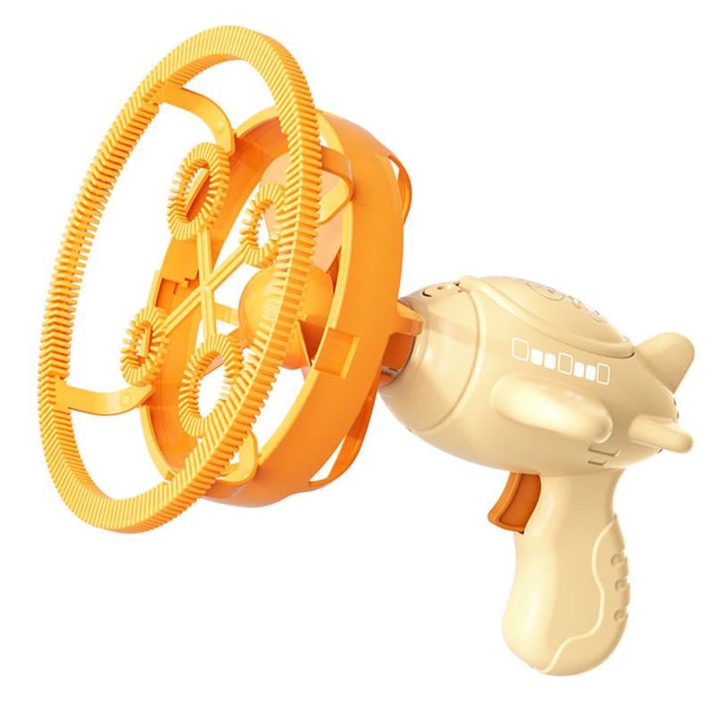 Пістолет для мильних бульбашок H035 Bubble Gun з пропелером 2в1 та пляшечка 250 мл Biege (00000078650_3)