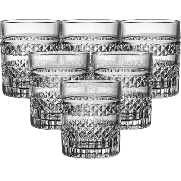 Набір склянок Lirmartur під кришталь 6 шт. по 220 мл Прозорий