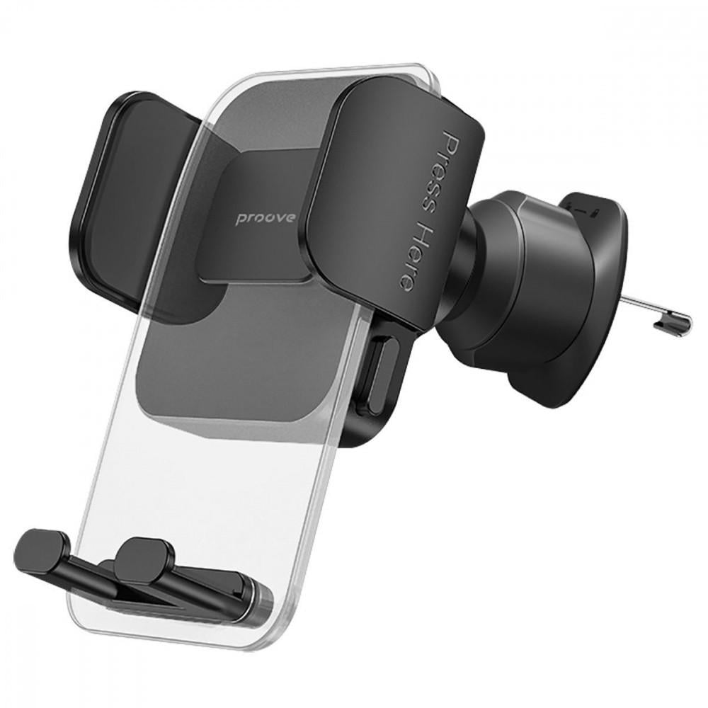 Автодержатель Proove Crystal Clamp Plus Air Outlet Car Mount Black