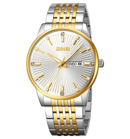 Наручний годинник Skmei 9323TGDSI Silver/Gold