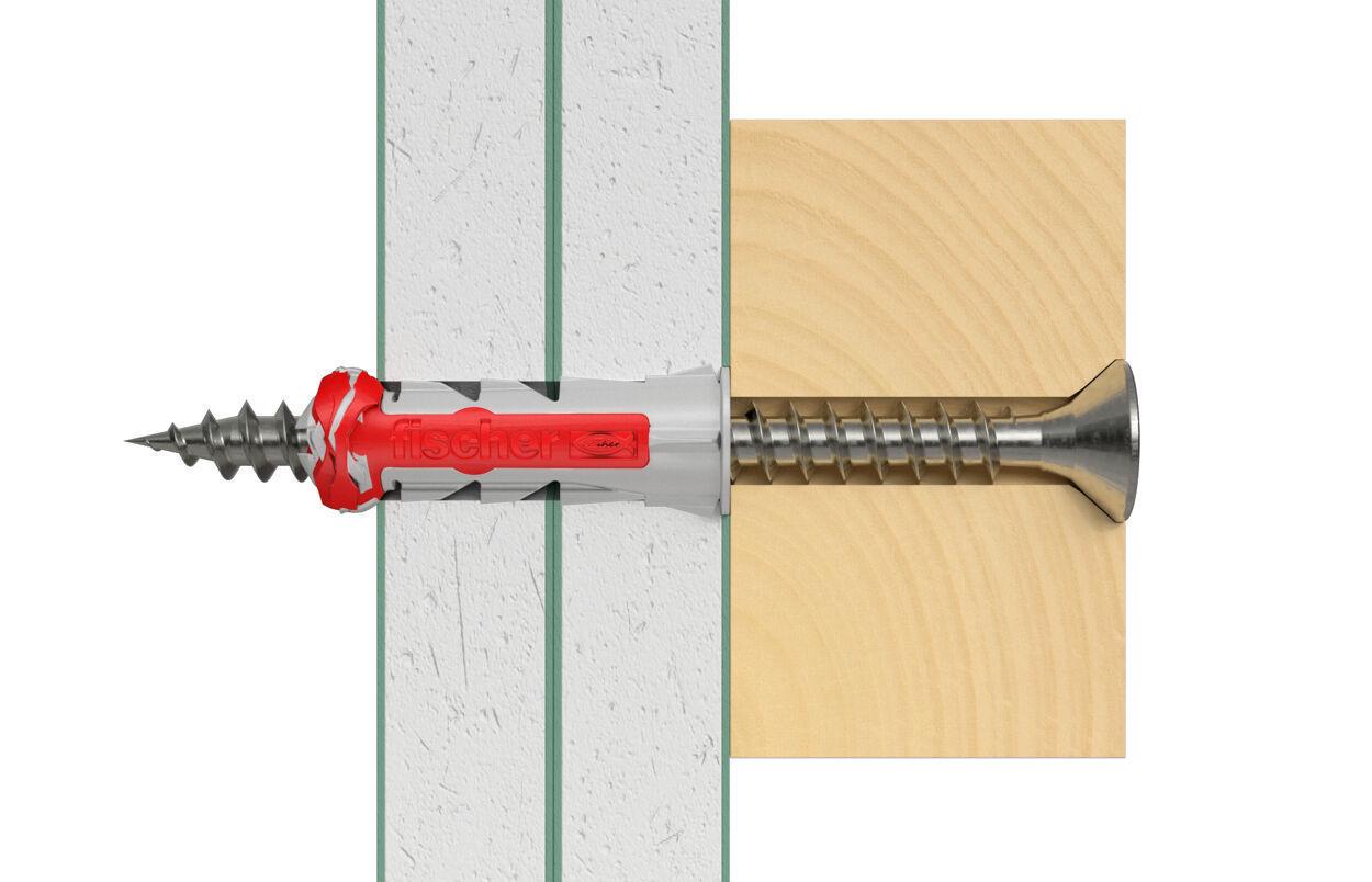 Дюбель Duopower 5x25 для всеx типов оснований с шурупом - фото 4 Дюбель Duopower 5x25 для всеx типов оснований с шурупом - фото 4