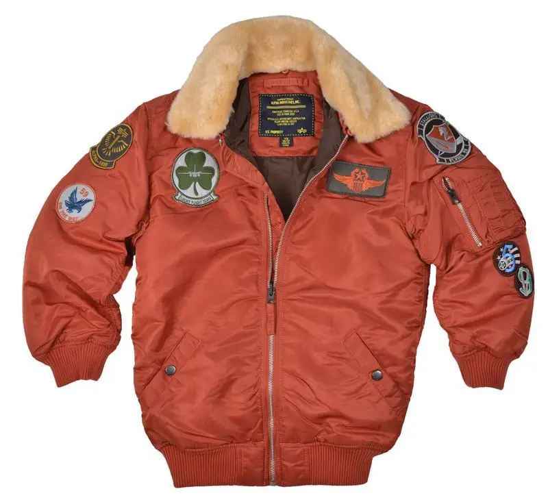 Куртка Alpha Industries Boys Maverick Jacket 3T Rust (YJM40105C1R3T) - фото 2