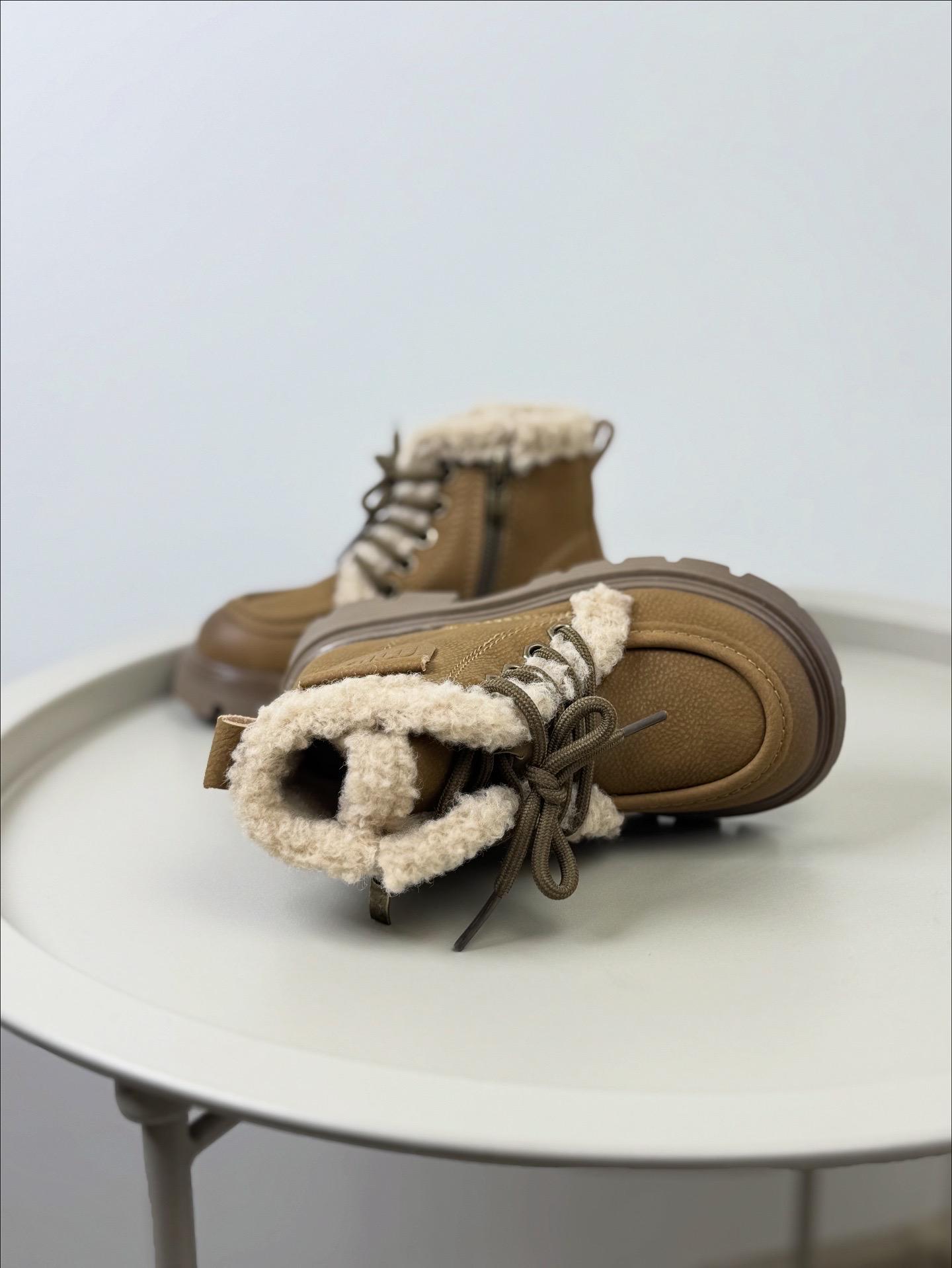 Черевики дитячі зимові 1666 р. 26 Бежевий (30584204) - фото 3 Черевики дитячі зимові 1666 р. 26 Бежевий (30584204) - фото 3