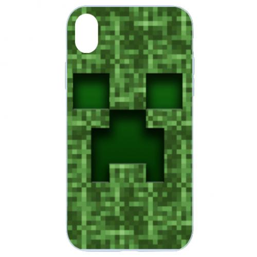 Чехол для iPhone XR Minecraft пиксели