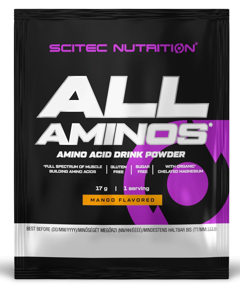 Амінокомплекс для спорту Scitec Nutrition All Aminos 17 г Mango