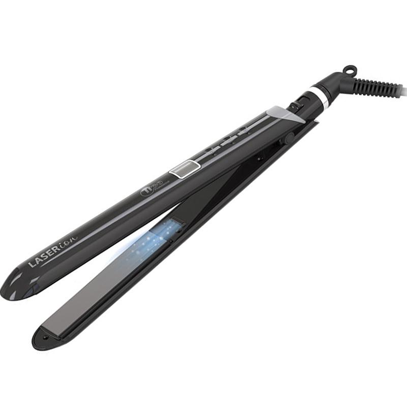 Плойка выпрямитель для волос TICO Professional Laser Ion 100009ВК керамические пластины ионизация Черный (29346)