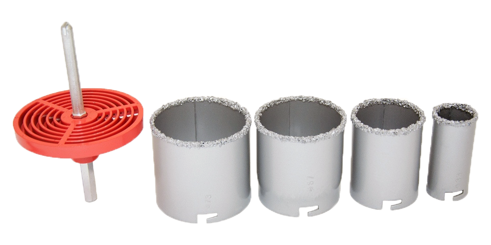 Коронки вольфрамові набір Sigma 33/53/67/73 мм (45392)