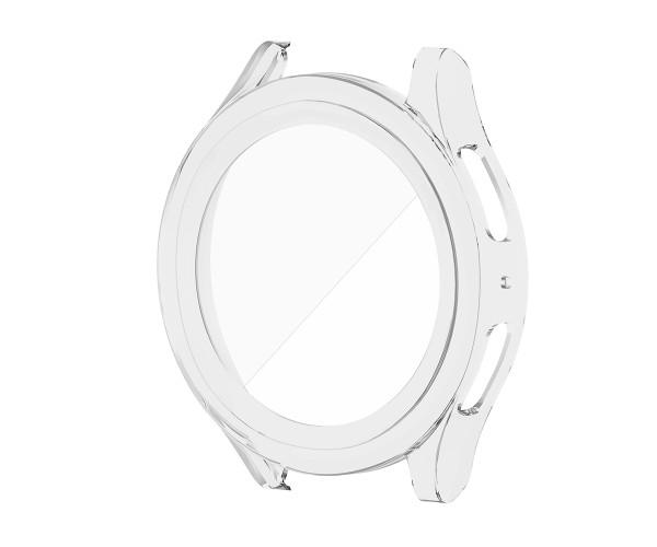 Чехол с защитным стеклом Protective Cover with Glass для Samsung Galaxy Watch 5 Pro 45 мм Прозрачный