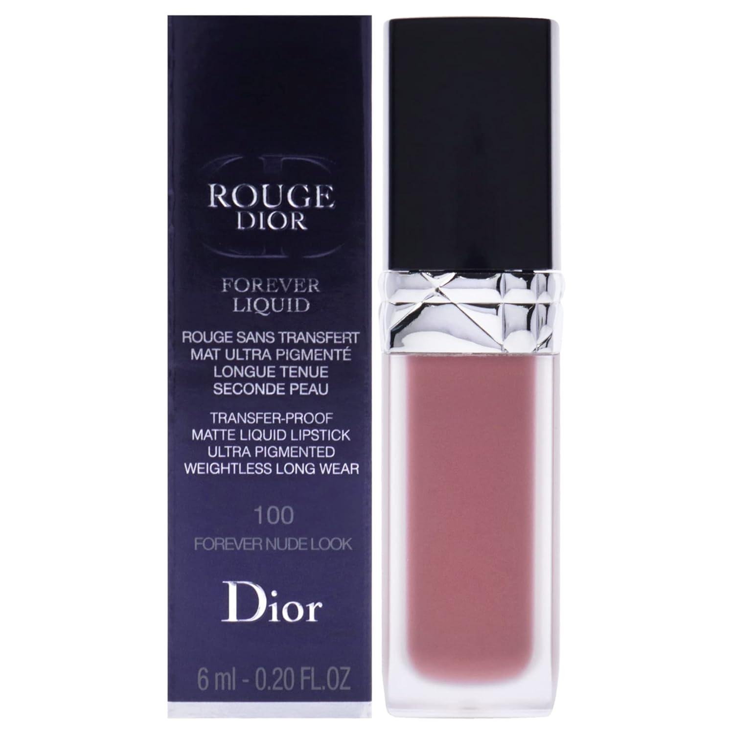 Помада рідка аналог Dior Rouge Dior Forever Liquid Matte - 100 Forever Nude Look 6 мл (3348901588355) - фото 2 Помада рідка аналог Dior Rouge Dior Forever Liquid Matte - 100 Forever Nude Look 6 мл (3348901588355) - фото 2