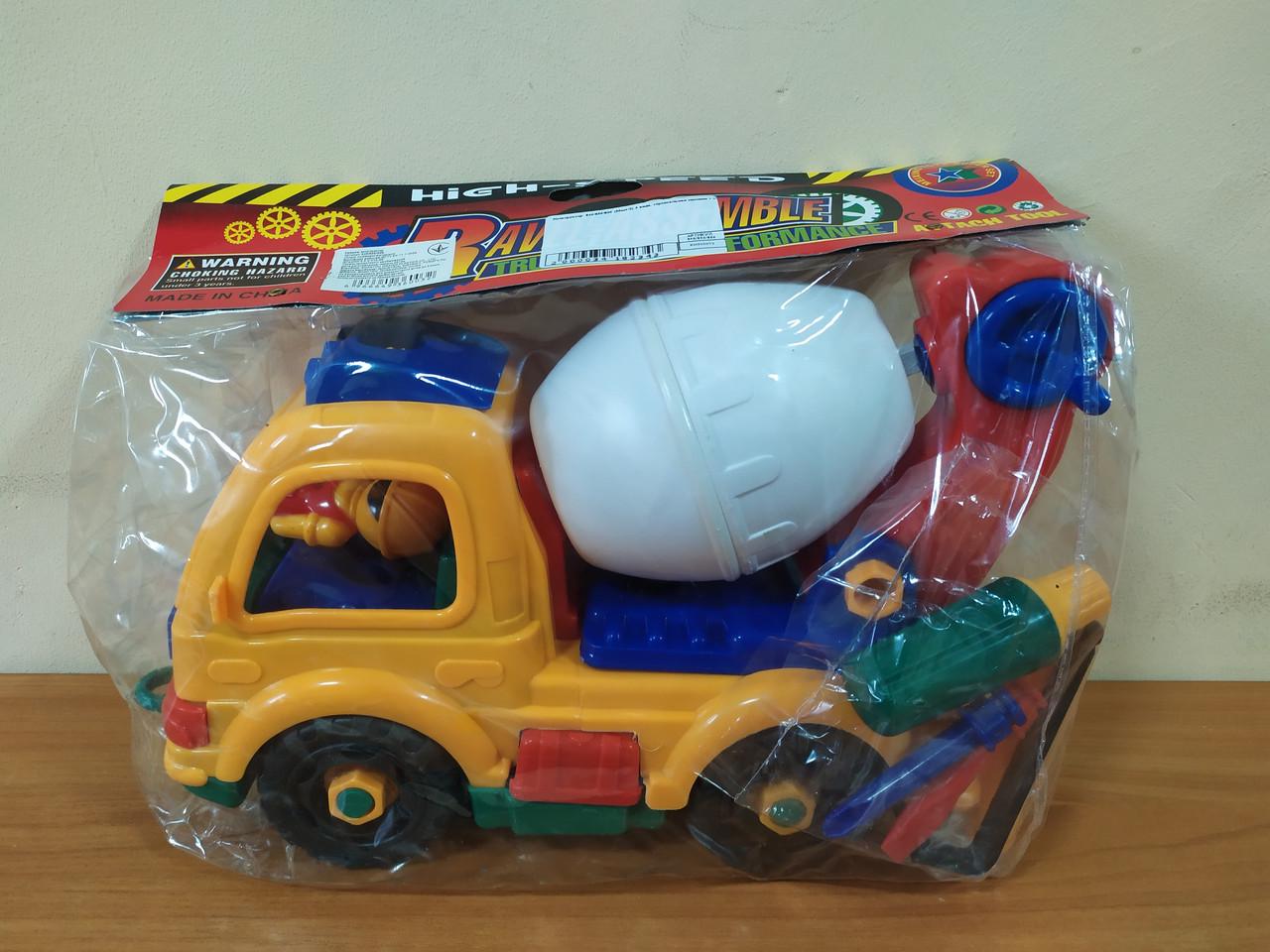 Конструктор Бетонозмішувач розбірна модель з інструментами (846) - фото 4 Конструктор Бетонозмішувач розбірна модель з інструментами (846) - фото 4