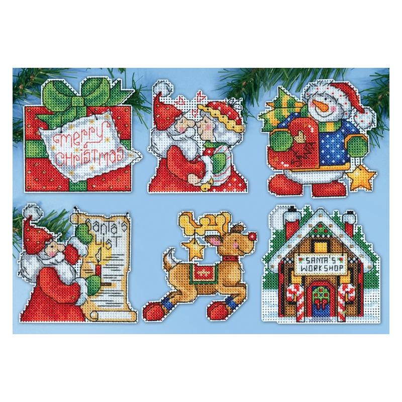 Набор для вышивания крестиком Design Works 1692 Santa's Workshop (19104) Набор для вышивания крестиком Design Works 1692 Santa's Workshop (19104)