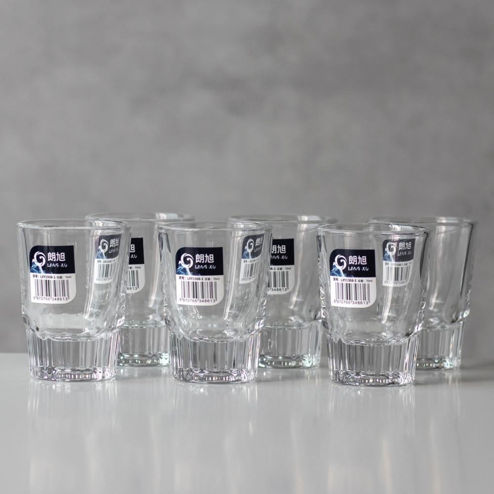 Набор стаканов стеклянных Сила Традиций 6 шт. 70 мл (9176-007)