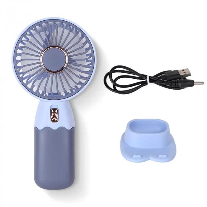Вентилятор портативный аккумуляторный USB Синий (eb4ad447)