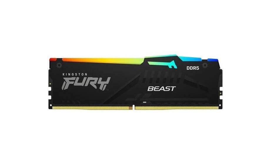 Пам'ять для настільних комп'ютерів Kingston FURY 16 GB DDR5 5200 MHz Beast RGB (KF552C40BBA-16)