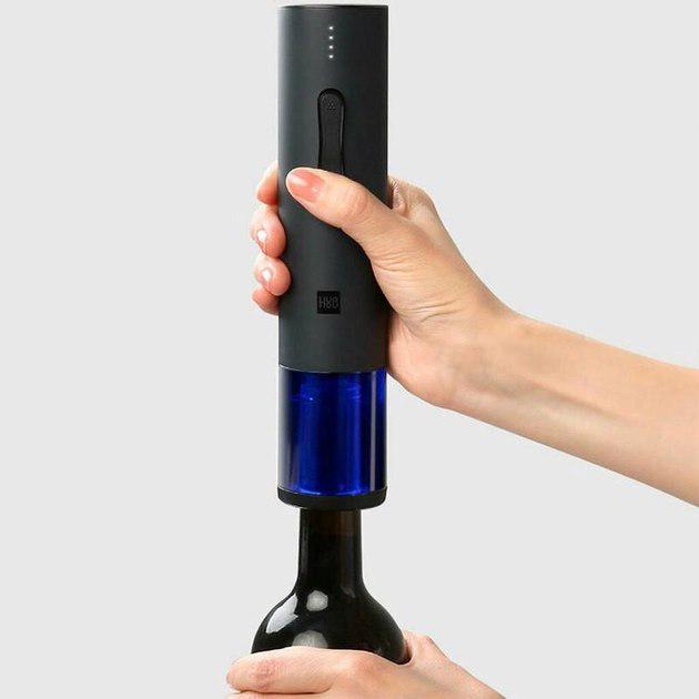 Штопор умный Huo Hou Electric Wine Bottle Opener Black (961452) - фото 2