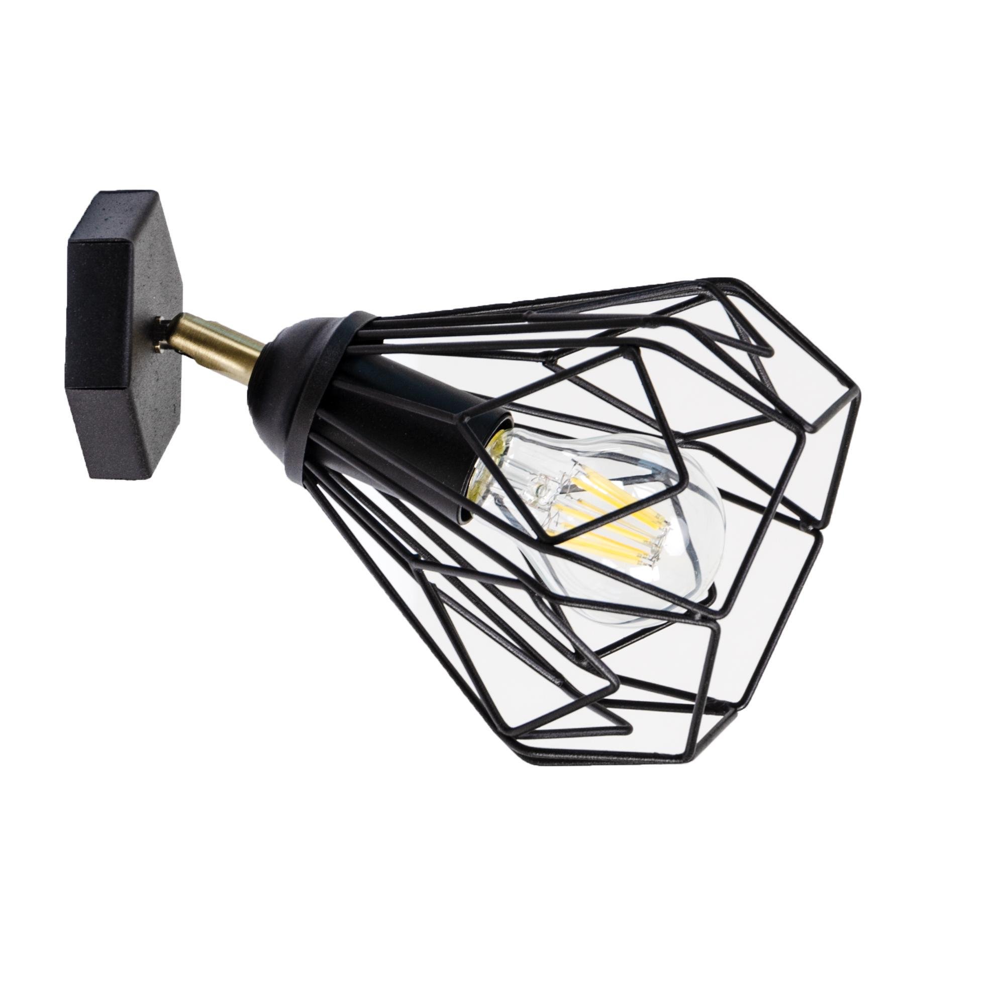 Светильник настенный лофт Bevel W165 Черный (1327)