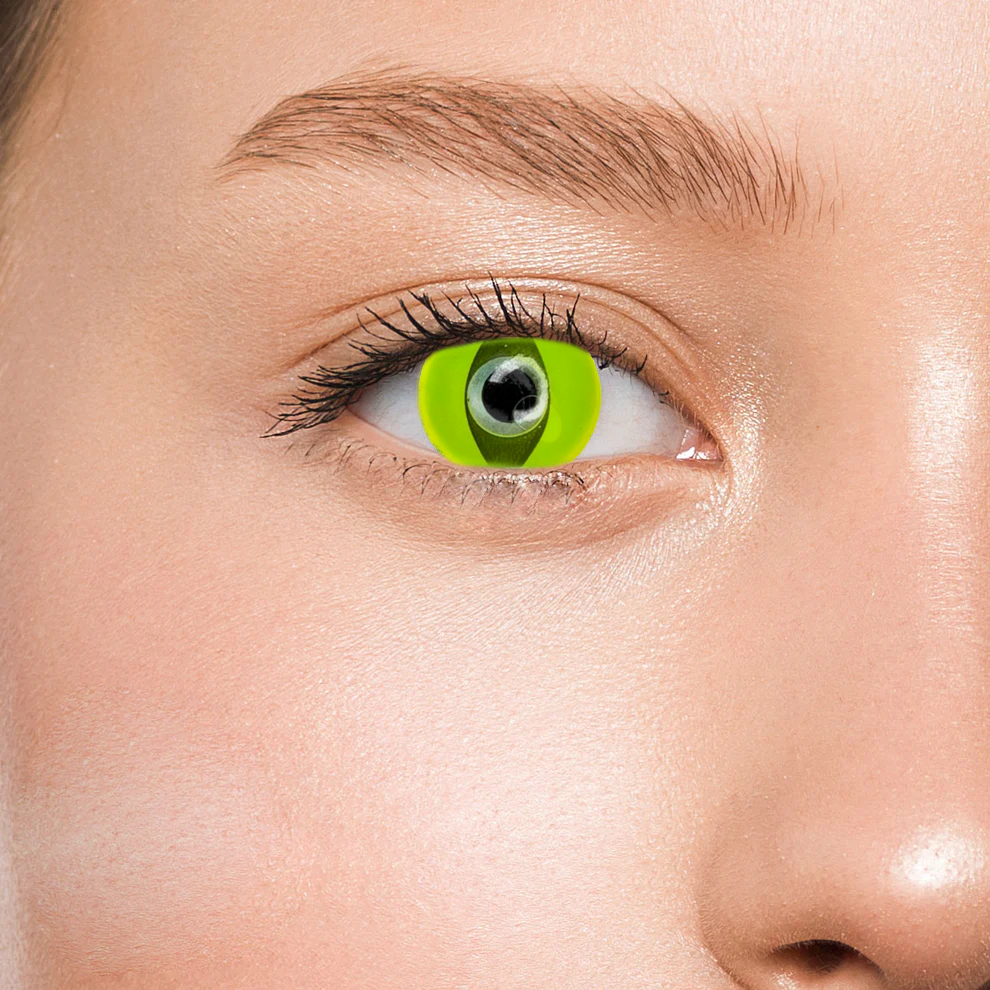 Контактные линзы желтые Elite Lens Кэт Элоу +0,00 14,5 мм 2 шт. Желтый (25906573)