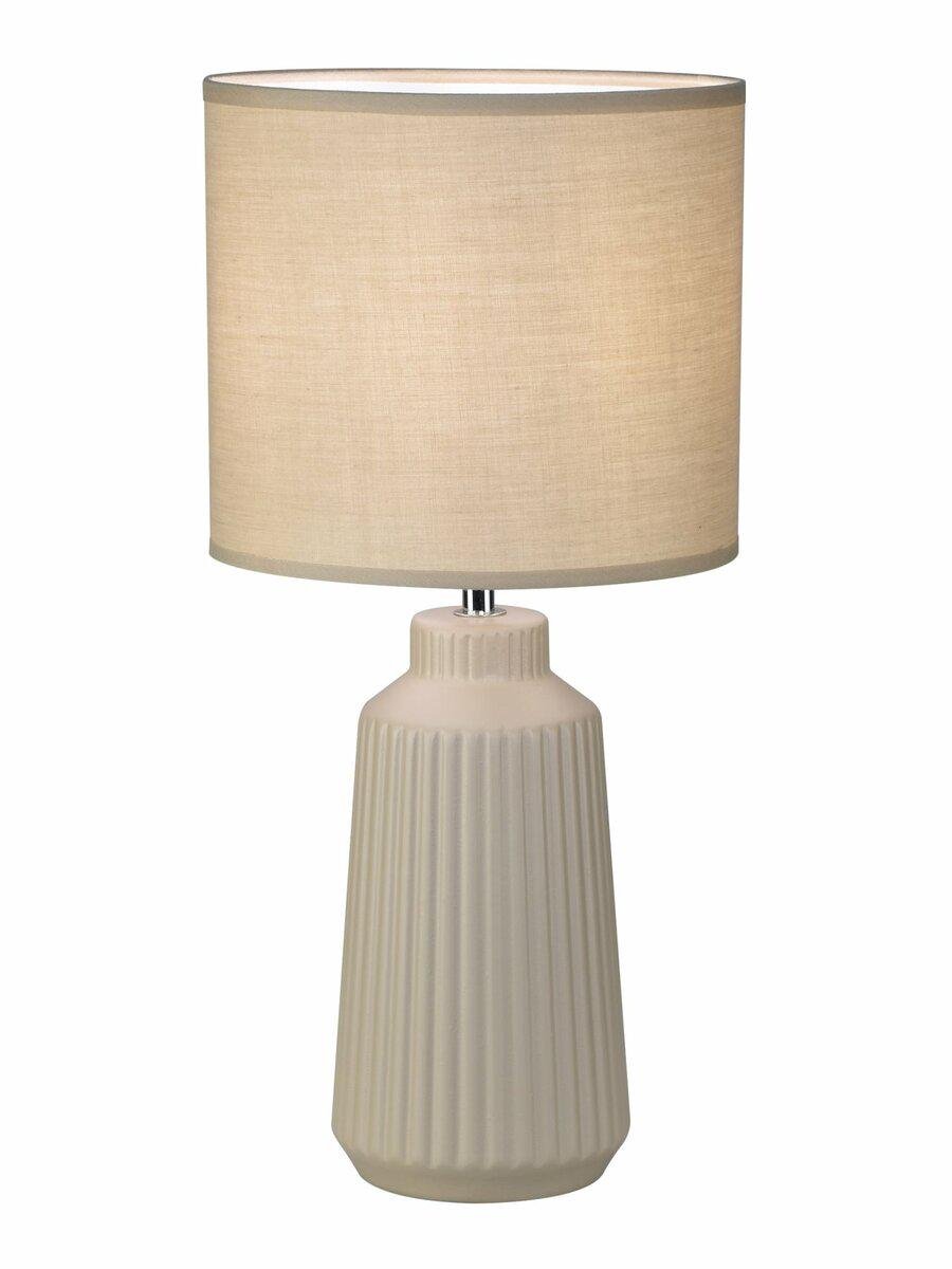 Настільна лампа з абажуром Lighthouse SRS-20002/1T Світло-коричневий