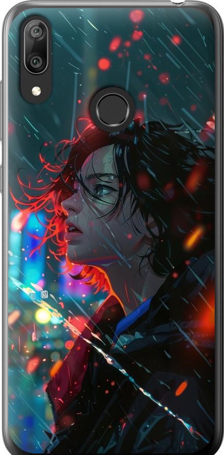 Чехол на Huawei Y7 2019 Ночные огни (6096u-1638-42517)