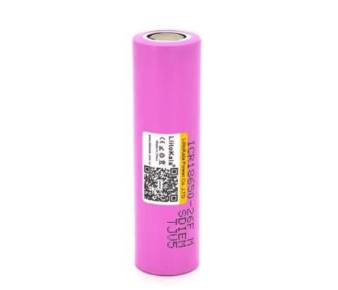 Аккумулятор LiitoKala Lii-26FM 18650 без защиты 2600 mah Розовый