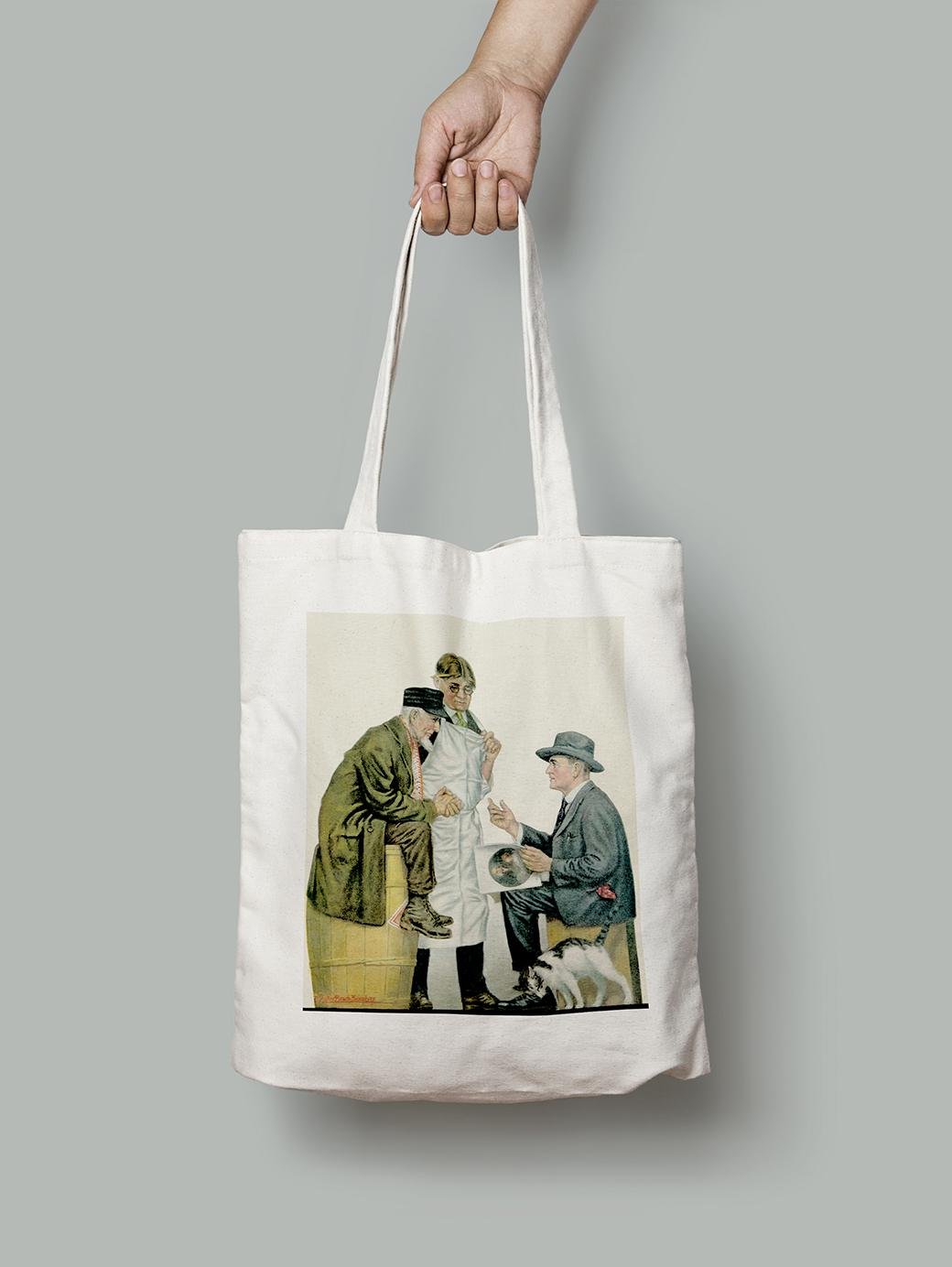 Эко-сумка Разговор рабочих шопер (FA08072_Bag)