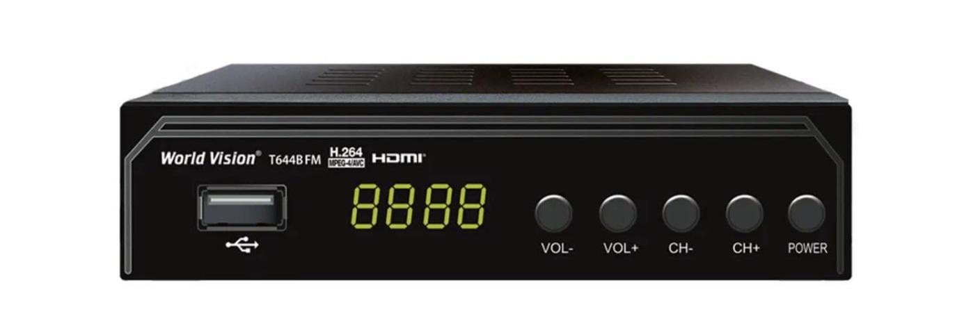 Комплект Тюнер т2 World Vision T645B FM VideoCast Wi-Fi 3dB 300 IPTV (2638230941)