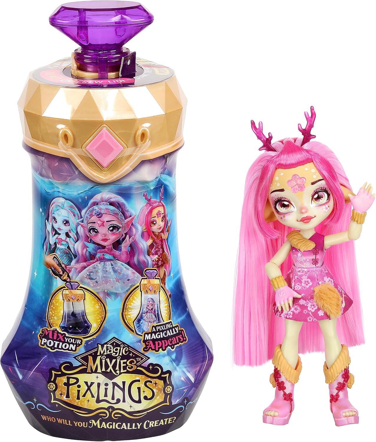 Кукла с аксессуарами Magic Mixies Pixlings Deerlee 15 см