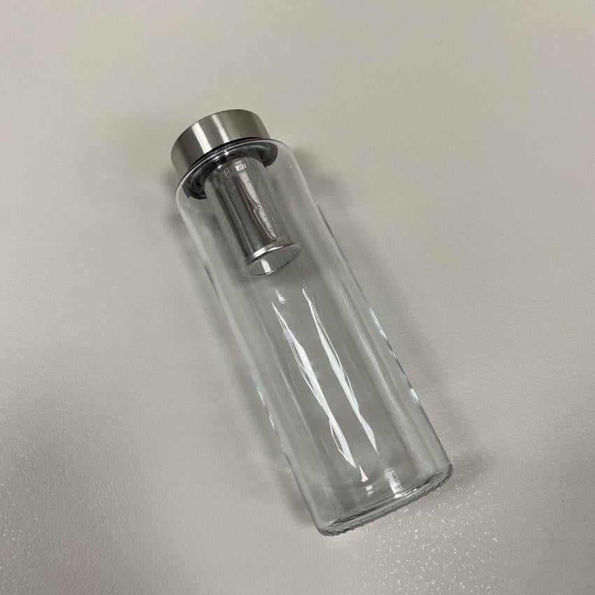 Бутылка для воды Simax Pure Aqua Bottle s10120/МЕТ с металлической крышкой и ситечком 1 л (2365601405) - фото 6