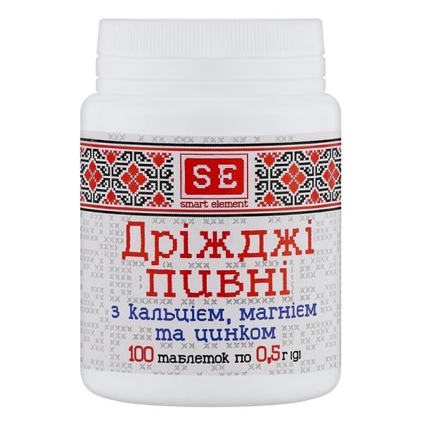 Пивные дрожжи Farmakom с кальцием/магнием/цинком 100 таб. (000027602)