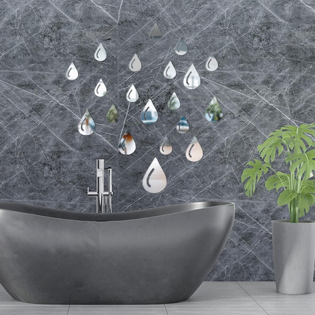 Декор дзеркальний акриловий самоклеючий Краплі 20 шт. Сріблястий (SW-00002492) - фото 6 Декор дзеркальний акриловий самоклеючий Краплі 20 шт. Сріблястий (SW-00002492) - фото 6