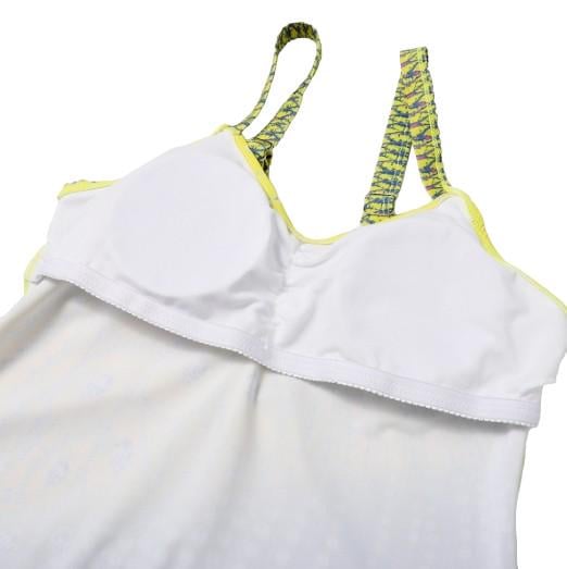 Купальник-платье женское раздельное танкини 2XL Желтый (2361) - фото 3