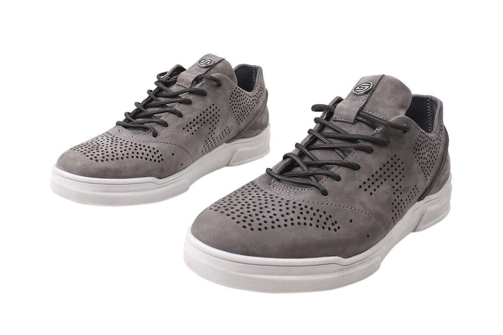 Кроссовки мужские Samas из кожи-нубука на низком ходу на шнуровке р. 40 Серый (20-21LTCP) - фото 5 Кроссовки мужские Samas из кожи-нубука на низком ходу на шнуровке р. 40 Серый (20-21LTCP) - фото 5