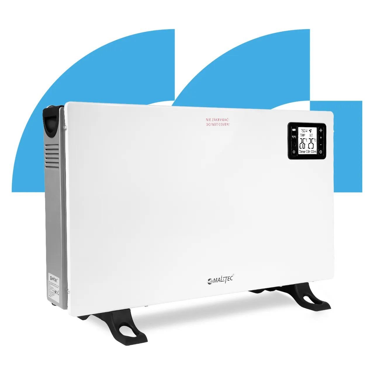 Электрический конвекторный обогреватель Maltec Turbo с таймером/термостатом и дистанционным управлением 2000 Вт (CH2000DW) - фото 6 Электрический конвекторный обогреватель Maltec Turbo с таймером/термостатом и дистанционным управлением 2000 Вт (CH2000DW) - фото 6