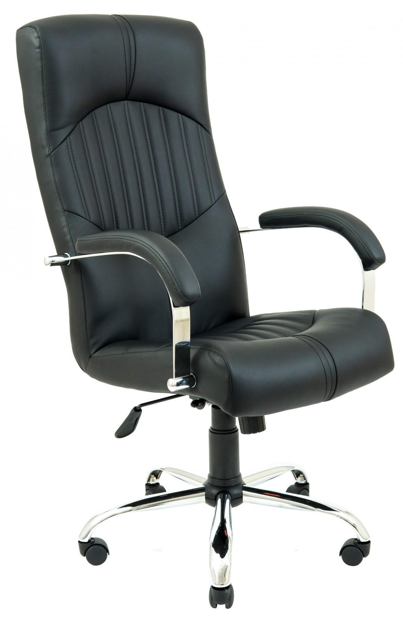 Кресло офисное компьютерное Гермес Fly 2230 Хром М1 Tilt Черный