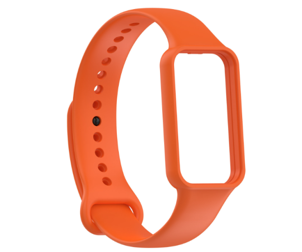 Ремешок для смарт-часов Silicone з чехлом Amazfit Band 7 Оранжевый Ремешок для смарт-часов Silicone з чехлом Amazfit Band 7 Оранжевый