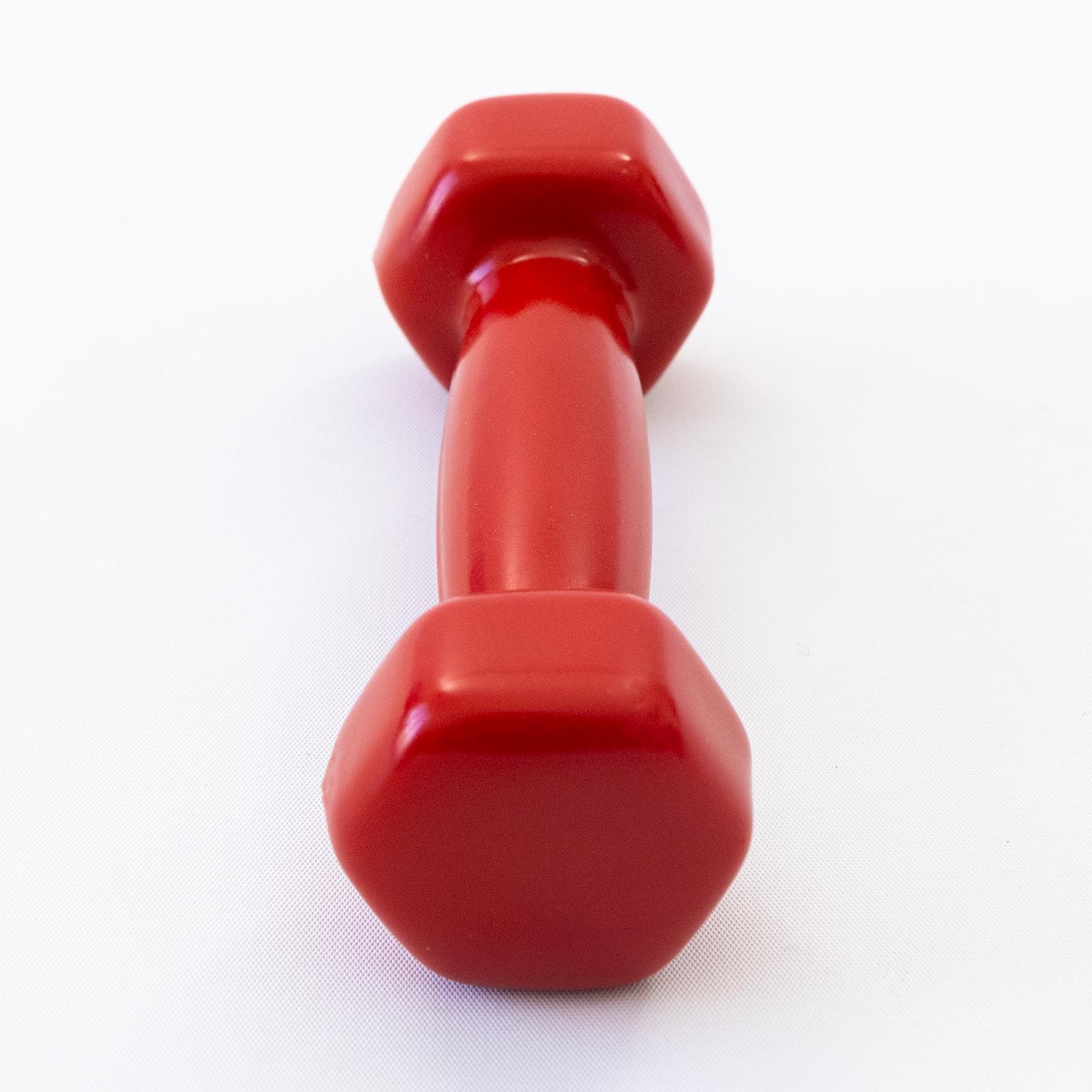 Гантель для фитнеса OSPORT Profi FI-0105-1 0,5 кг Красный - фото 2