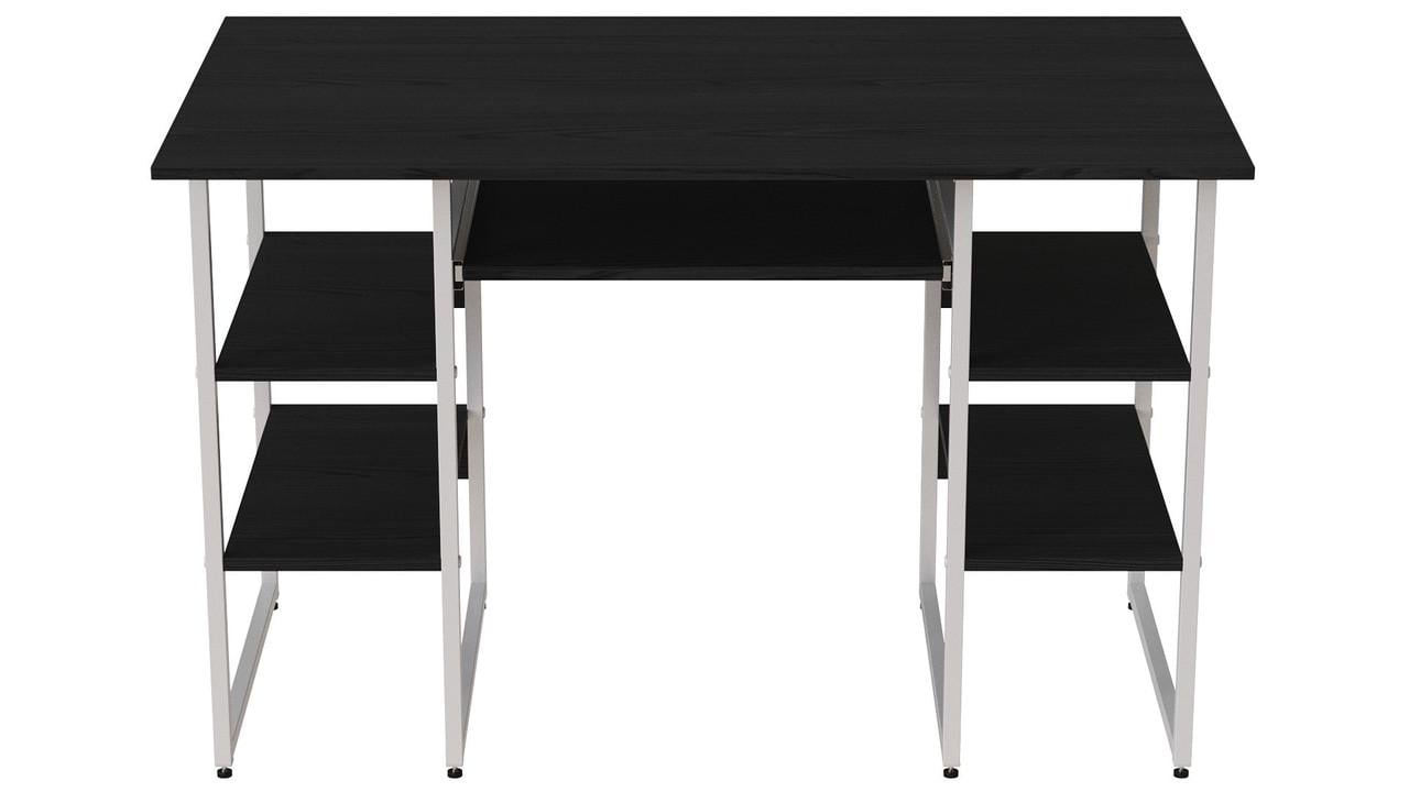 Компьютерный стол Ferrum-decor Тим ДСП 32 мм 75x140x70 см Белый/Сосная Кембра (FRD-101390) - фото 2 Компьютерный стол Ferrum-decor Тим ДСП 32 мм 75x140x70 см Белый/Сосная Кембра (FRD-101390) - фото 2