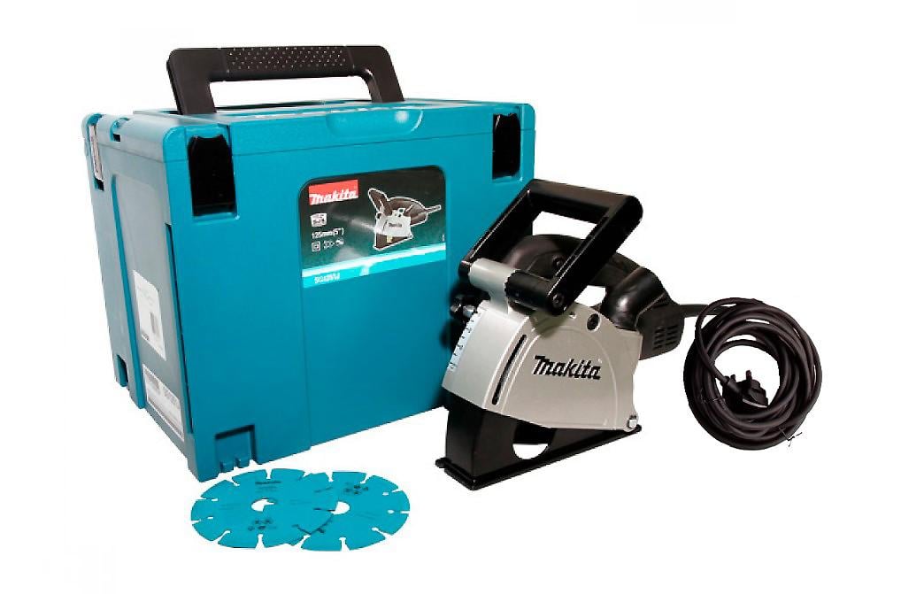 Електричний Штроборіз Makita SG1251J (1400Вт, 125мм) із системою приводу з муфтою (SJS) + MakPac кейс (4613)