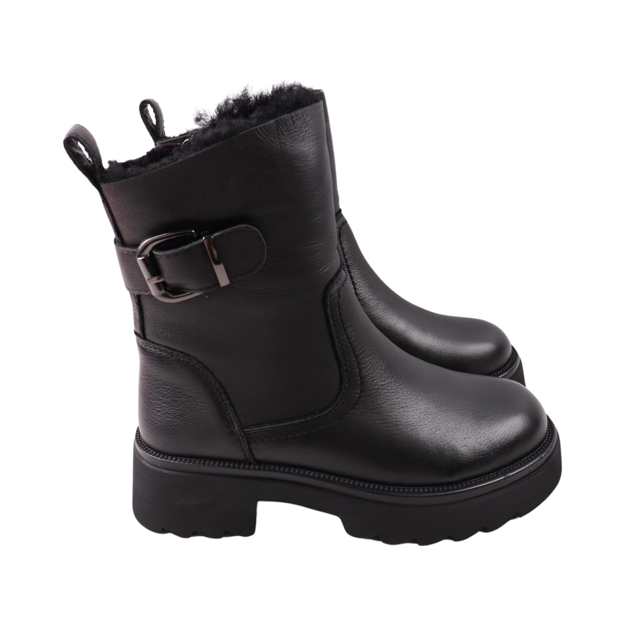 Ботинки женские FARINNI 534-24ZHC натуральная кожа р. 36 Черный (29185965)