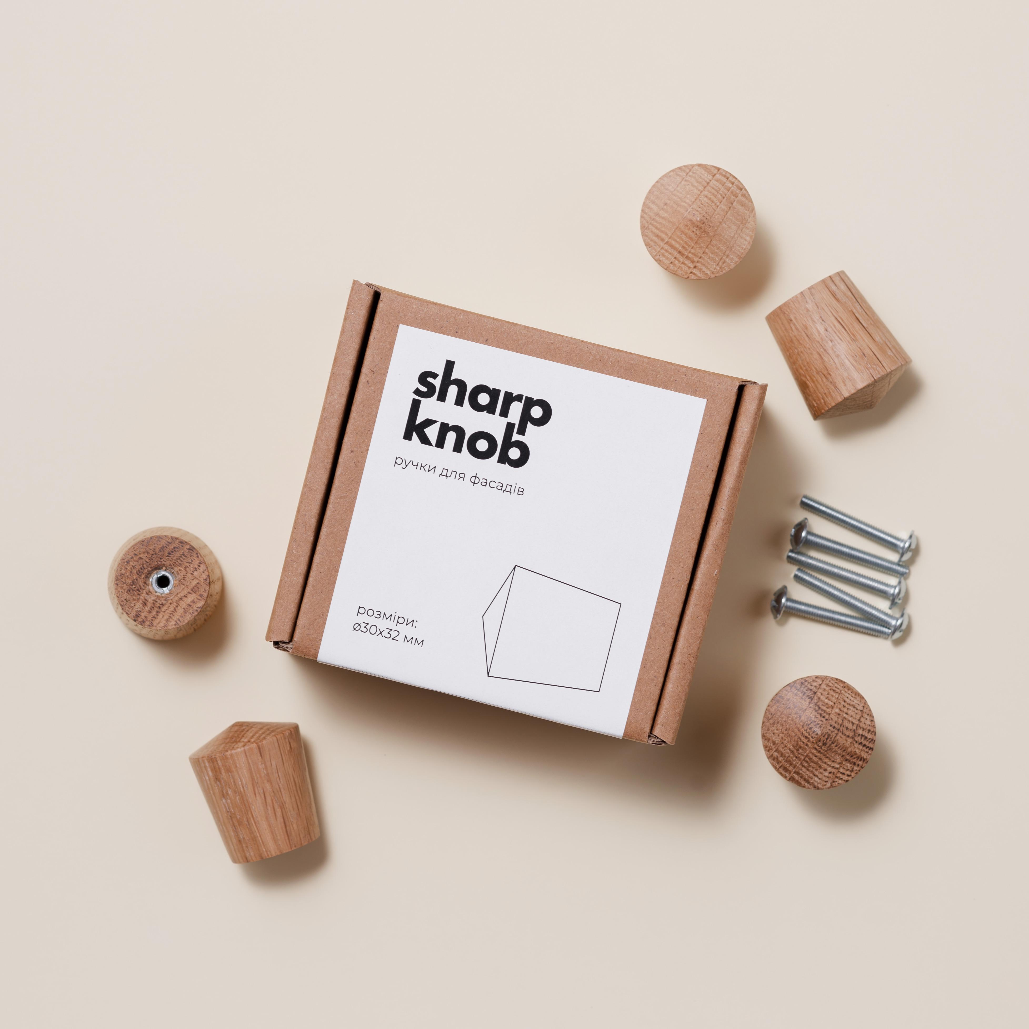 Набор кнопок SHARP KNOB 5 шт. Дуб - фото 4 Набор кнопок SHARP KNOB 5 шт. Дуб - фото 4